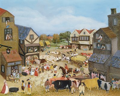 Marktdag door Margaret Loxton