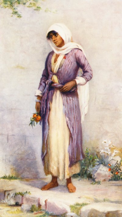 Een Druze Vrouw door Margaret Thomas