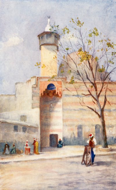 Moskee van de Heilige Vlag, Damascus door Margaret Thomas