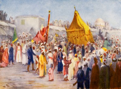 Terugkeer van de Hadj van Mekka naar Damascus door Margaret Thomas