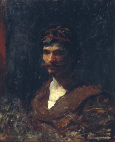 Borstbeeld van een man. Allegorie van Bacchus door Marià Fortuny Marsal