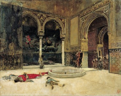 De slachting van de Abencerrajes door Marià Fortuny Marsal