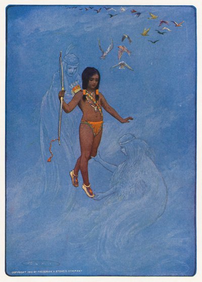 Illustratie voor Hiawatha door Longfellow door Maria Louise Kirk