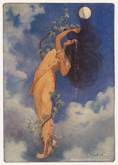 Illustratie voor Hiawatha door Longfellow door Maria Louise Kirk