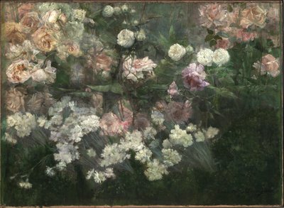 Garden in May door Maria Oakey Dewing