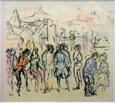 Carnavalscène door Marianne von Werefkin