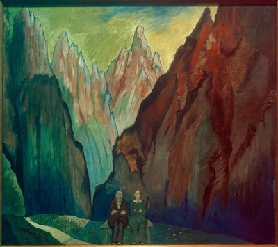 Met de rug naar het leven door Marianne von Werefkin