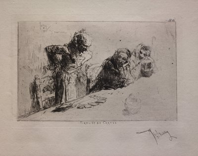 Waarzegster door Mariano Fortuny y Marsal