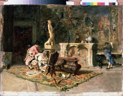 De prentenliefhebber door Mariano Fortuny y Marsal