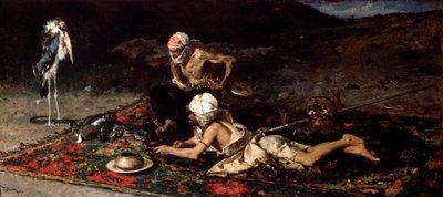 De Slangenbezweerders, 1870 door Mariano José María Bernardo Fortuny y Carbó