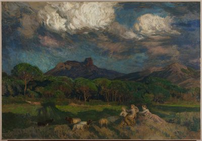 De Dryaden door Marie Auguste Emile Rene Menard