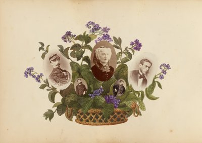 Het Madame B Album, 1870s door Marie Blanche Hennelle Fournier