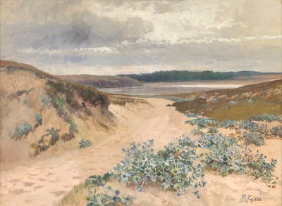 Duinlandschap in Bretagne door Marie Egner