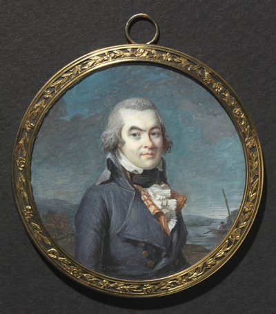 Portret van een man in een landschap door Marie Gabrielle Capet