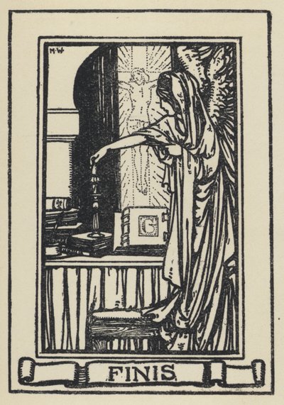 Illustratie voor De Droom van Gerontius door kardinaal Newman door Marie Preaud Webb