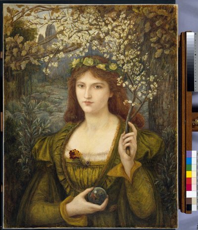 Madonna Pietra Degli Scrovigni door Marie Spartali Stillman