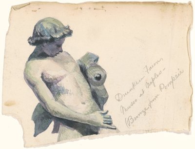 Dronken Faun, Museo in Napels door Marietta Minnigerode Andrews