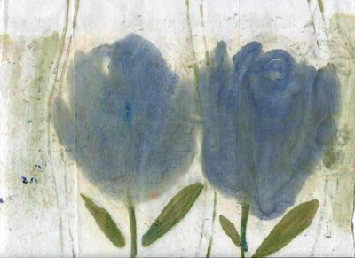 Blauwe Tulpen door Marina Falco