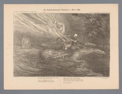 De Amsterdamsche Telefoon, 1 Nov. 1896 door Marius Bauer