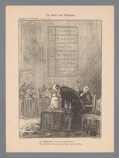 De doos van Pandora door Marius Bauer