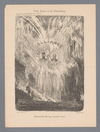 Félix Faure te St. Petersburg door Marius Bauer