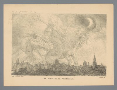 St. Nikolaas te Amsterdam door Marius Bauer
