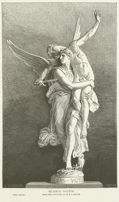 Gloria Victis door Marius Jean Antonin Mercie