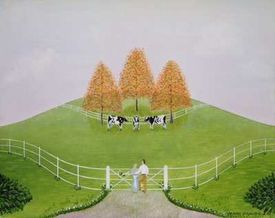 Een pastoraal landschap door Mark Baring