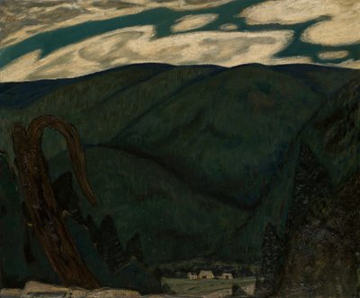 De donkere berg door Marsden Hartley