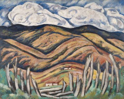 De laatste van New England - Het begin van New Mexico door Marsden Hartley