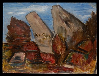 Wal-Kiefer, Dogtown Common, Cape Ann, Massachusetts door Marsden Hartley