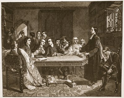 John Wesley en zijn vrienden in Oxford, illustratie uit 