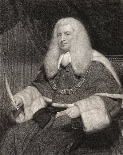 Lord Lloyd Kenyon, gegraveerd door William Holl uit 