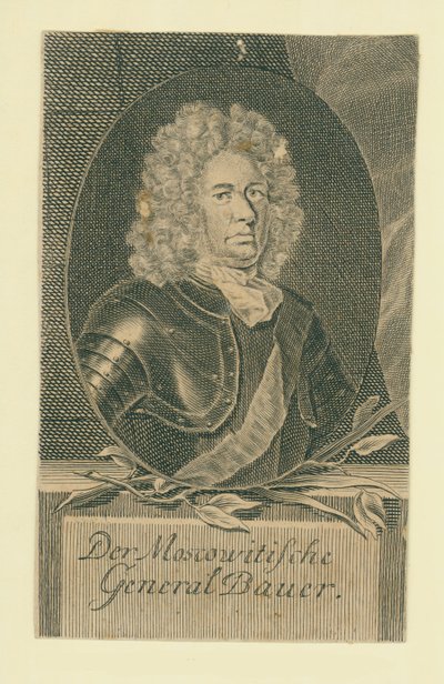 Christian Felix Bauer 1667-1717 door Martin Bernigeroth