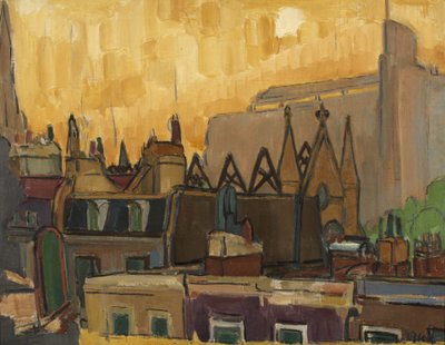 Kensington daken na een brandoverval door Martin Bloch