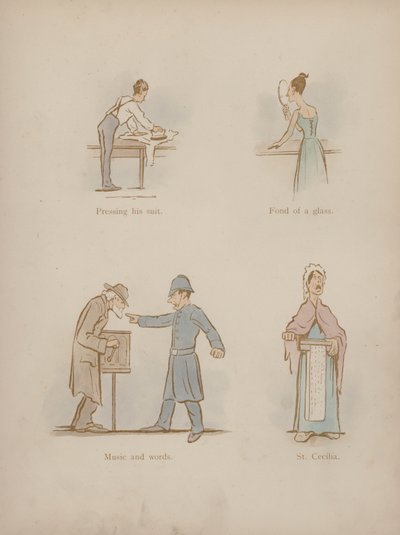 Pagina uit de Humours of Cynicus door Martin  Anderson