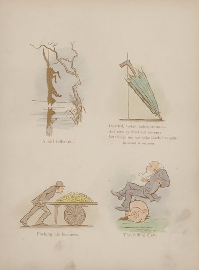 Pagina uit de Humours of Cynicus door Martin  Anderson