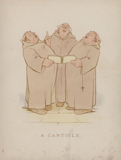 Pagina uit de Humours of Cynicus (gekleurde gravure) door Martin  Anderson