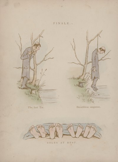 Pagina uit de Humours of Cynicus (gekleurde gravure) door Martin  Anderson
