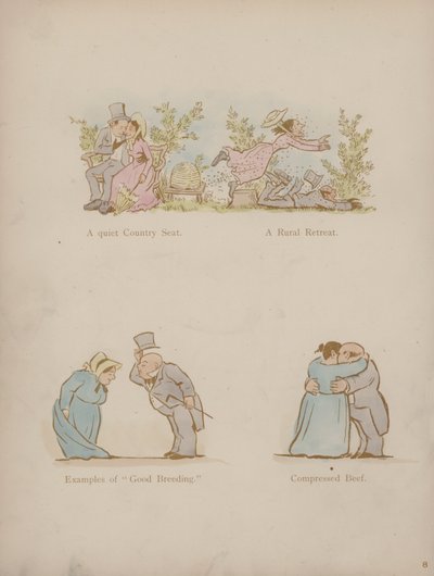 Pagina uit de Humours of Cynicus door Martin  Anderson