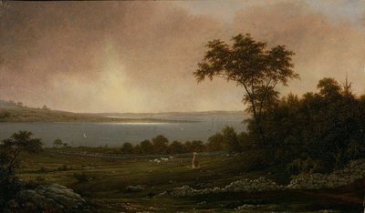 Landschap Rhode door Martin Johnson Heade