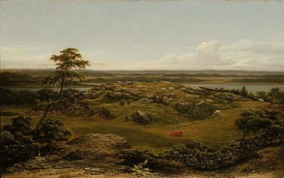 Rotsen in New England door Martin Johnson Heade