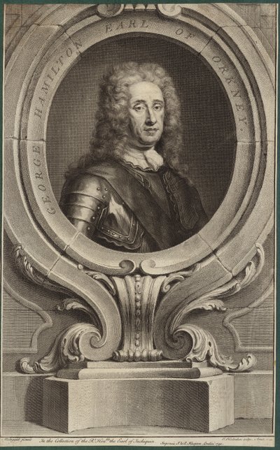 Portret van George Hamilton, Graaf van Orkney door Martin Maingaud