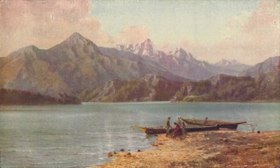 De Cascade Mountains, 1916 door Thomas Mower Martin
