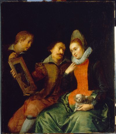 Allegorie van het zicht door Martin Pepyn or Pepin