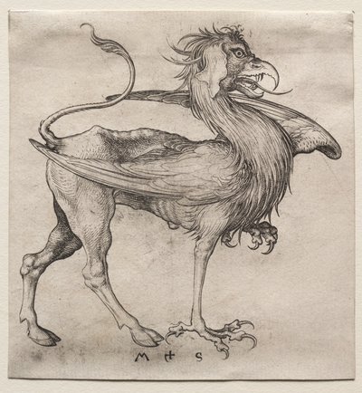 De Griffioen door Martin Schongauer