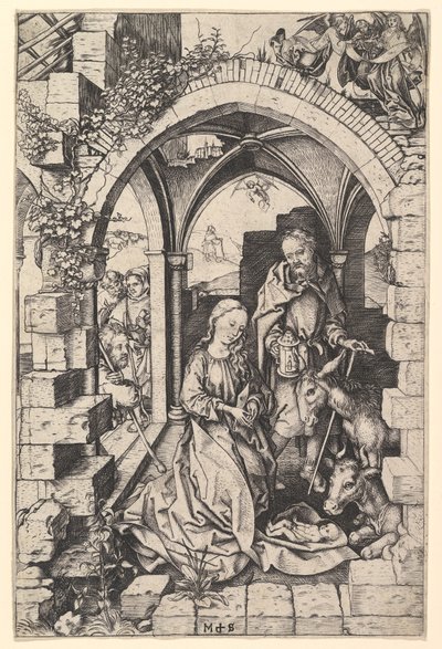 De Geboorte door Martin Schongauer