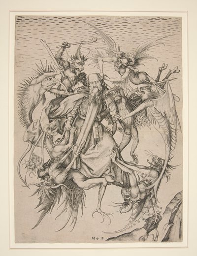 De beproevingen van Sint Antonius door Martin Schongauer