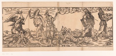 Allegorie met motief van de Barmhartige Samaritaan door Martin Weigel