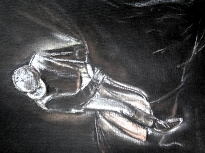 Studie naar Degas - Hommage door Martina Konitzky
